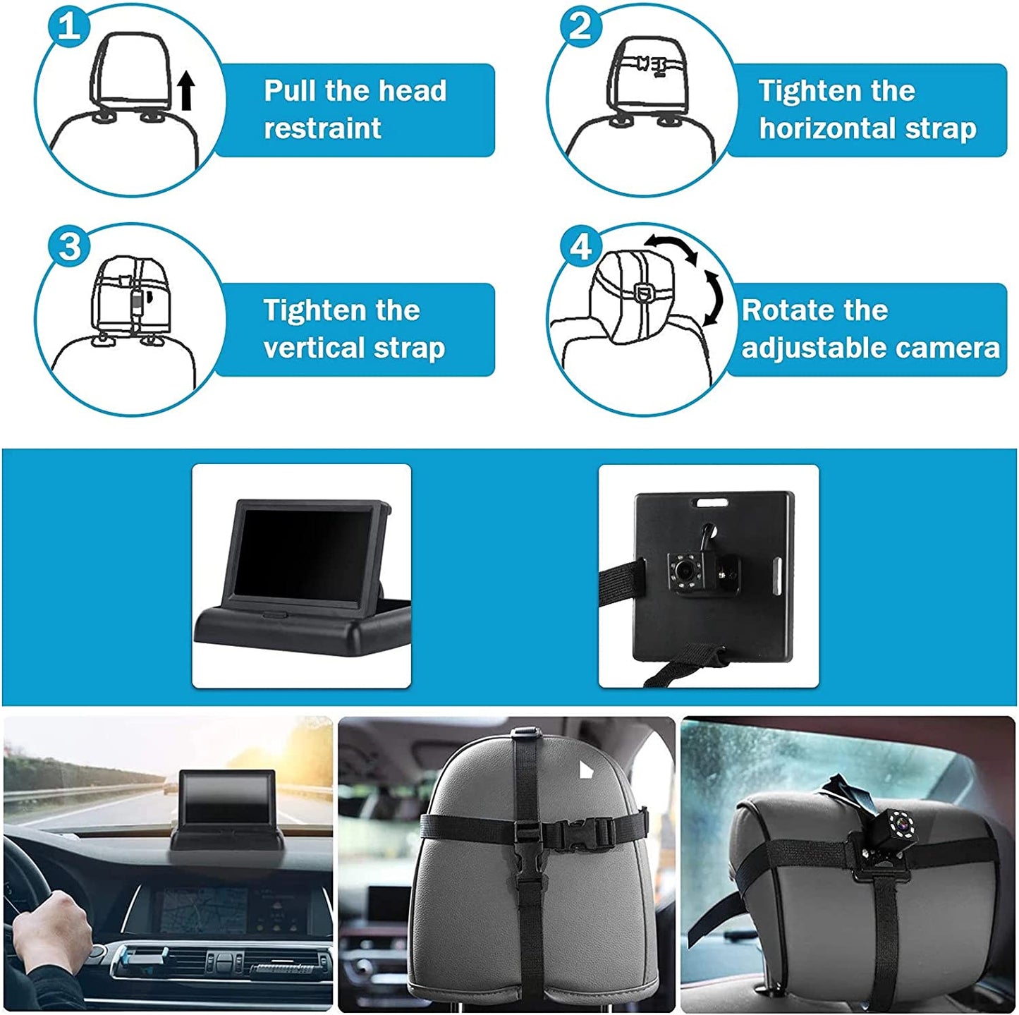 High Quality Car Baby Video Monitor