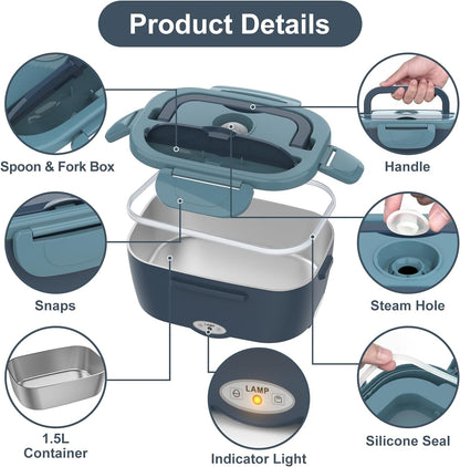 Portable Heated Food Container