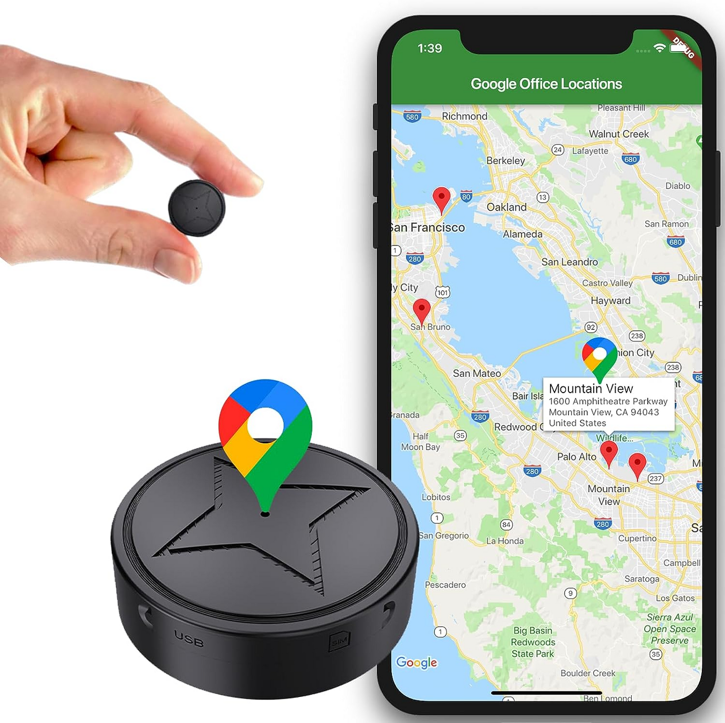 Small GPS Device for Tracking Belongings - Halri