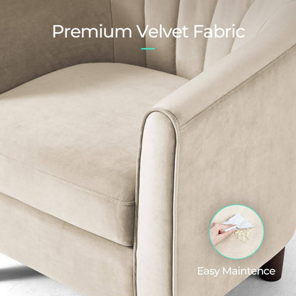 Comfortable Living Room Chair with Stool