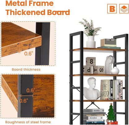 Tall 5 Shelf Book Storage
