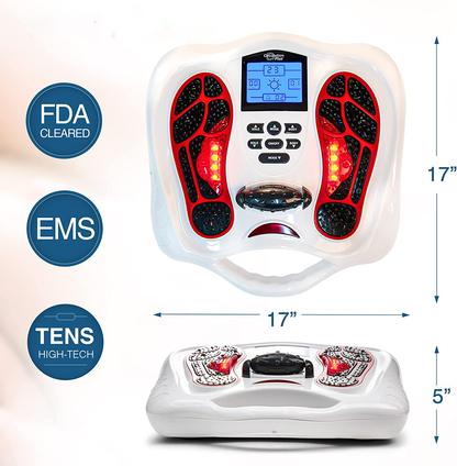 Heated Foot Massager with TENS & EMS Therapy