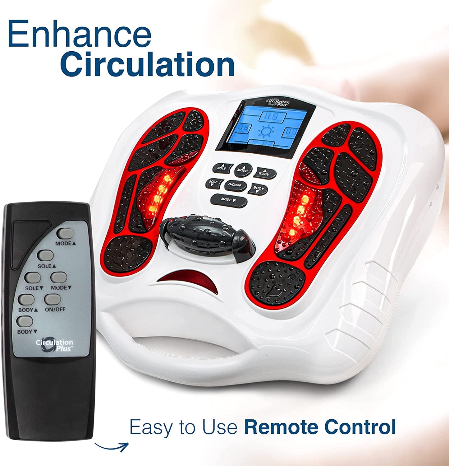 Heated Foot Massager with TENS & EMS Therapy