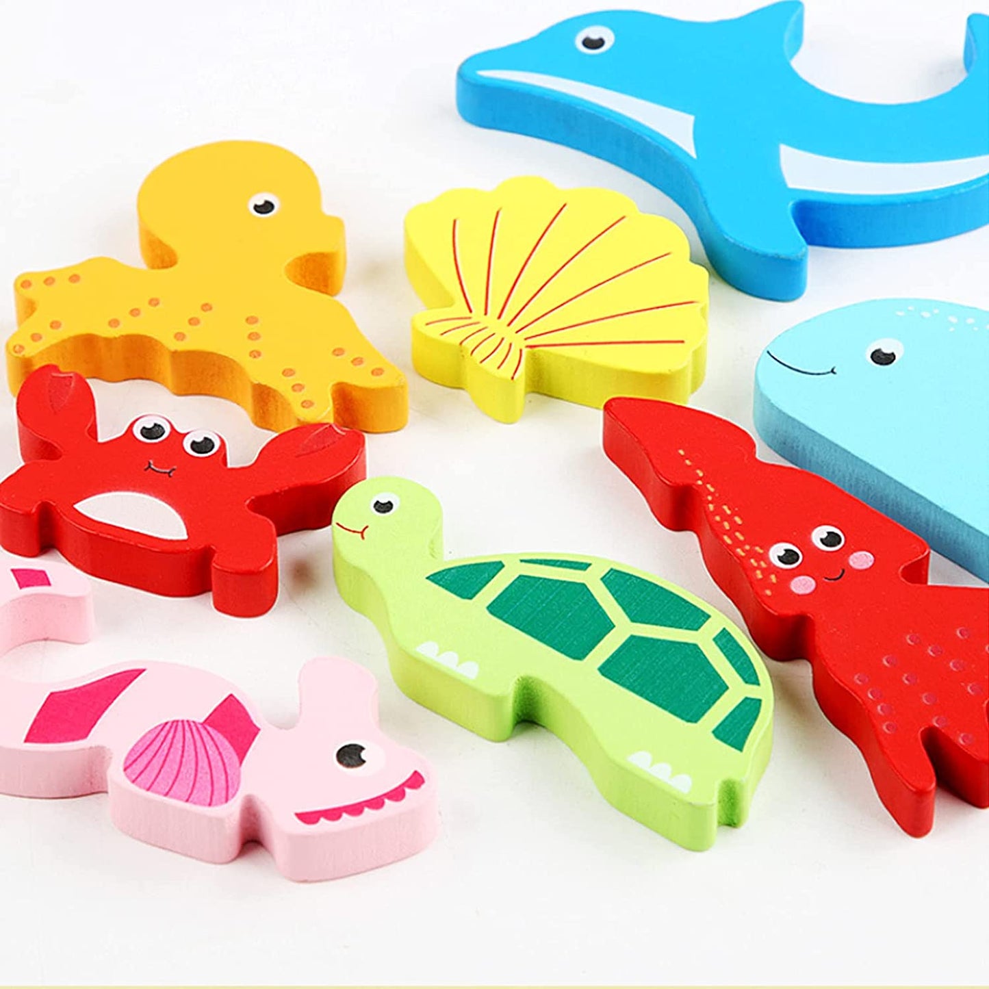 Holzpuzzle-Set mit 3 Teilen