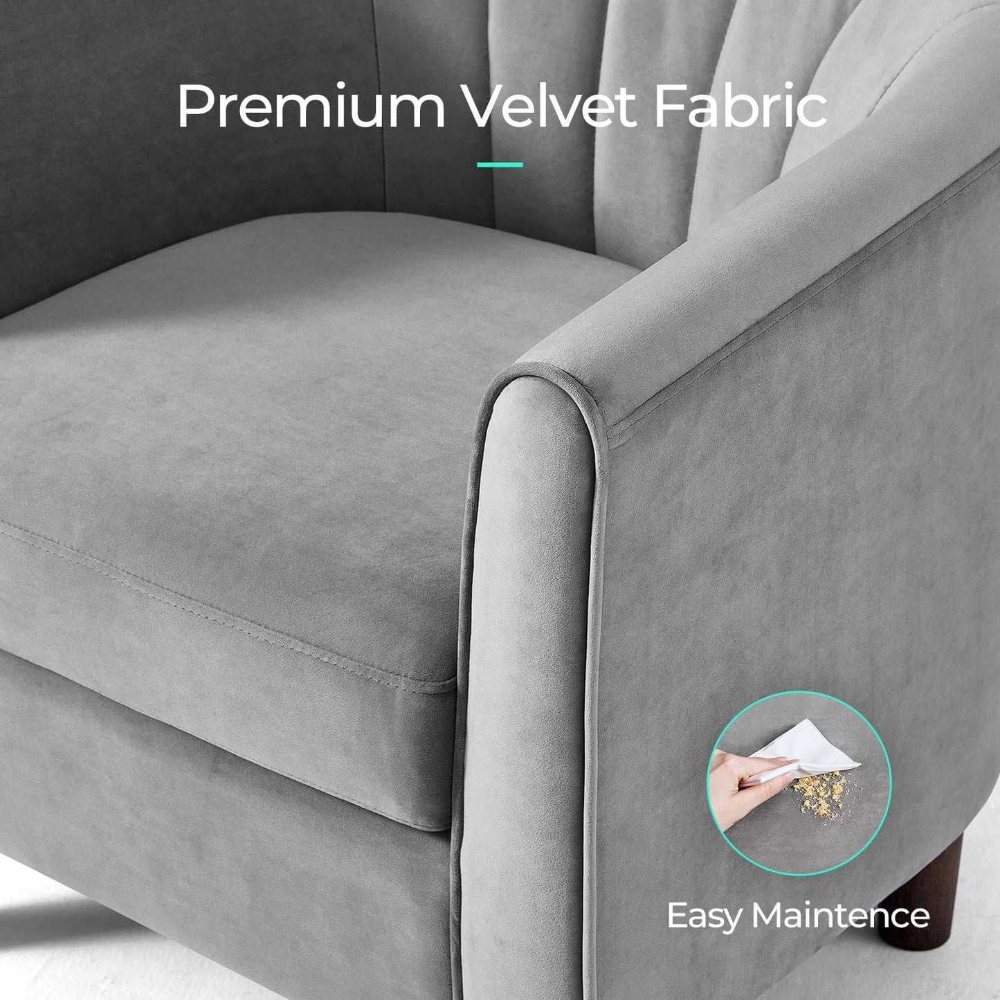 Comfortable Living Room Chair with Stool