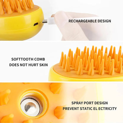 Gentle Rechargeable Pet Grooming Brush