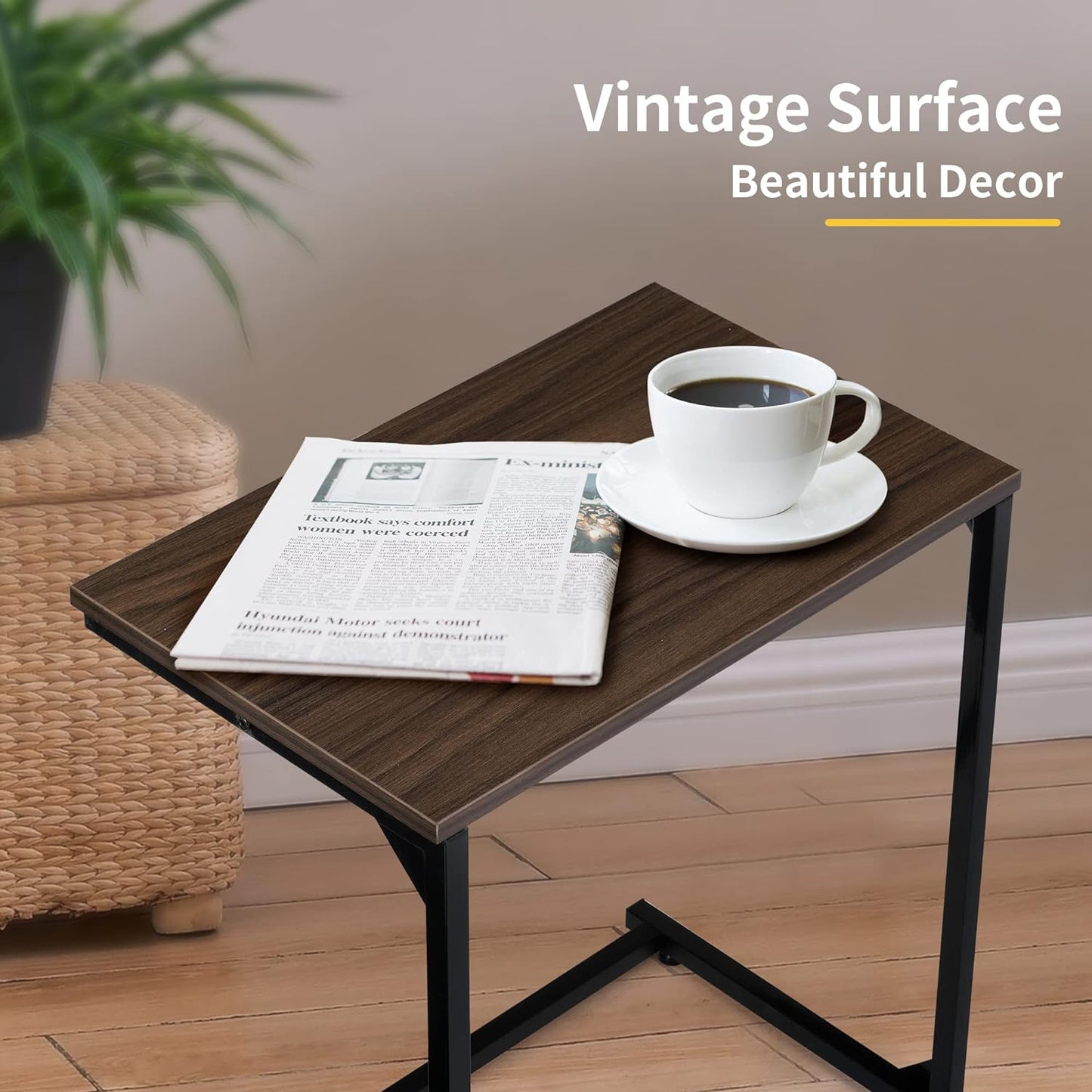 Space Saving Curved Accent Table