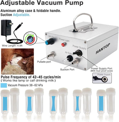 Compact Automatic Cow Milker 12L Capacity