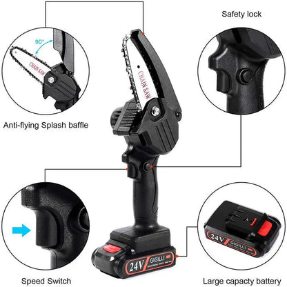 Powerful Portable 24V Compact Chainsaw Kit
