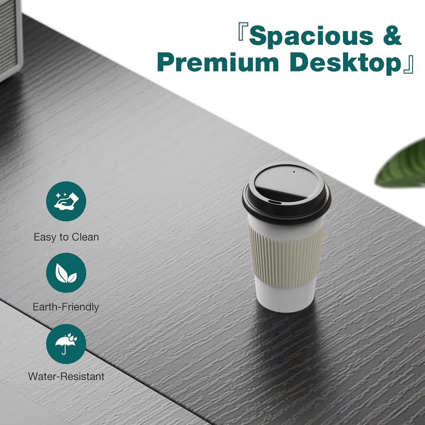 Compact Home Office Desk with Storage