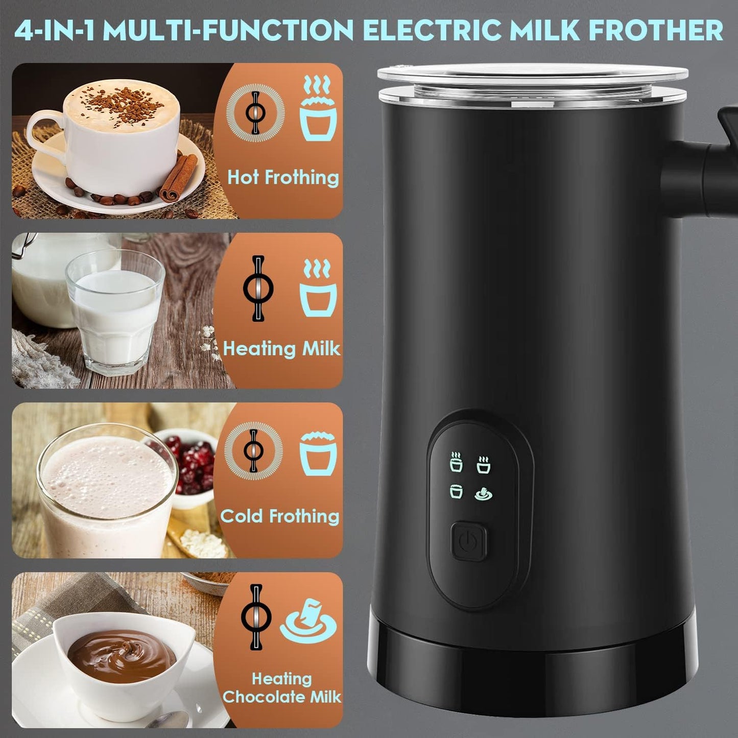 Fast Automatic Milk Frother Coffee Steamer