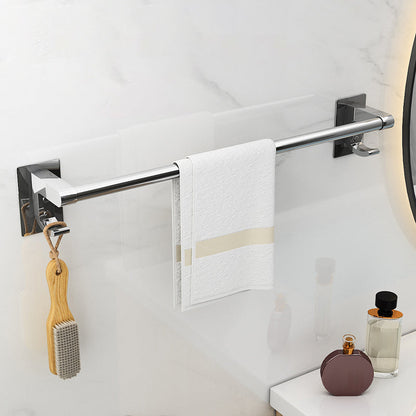 Elegantes Badezimmerregal aus Chrom, Edelstahl-Zubehörset 
