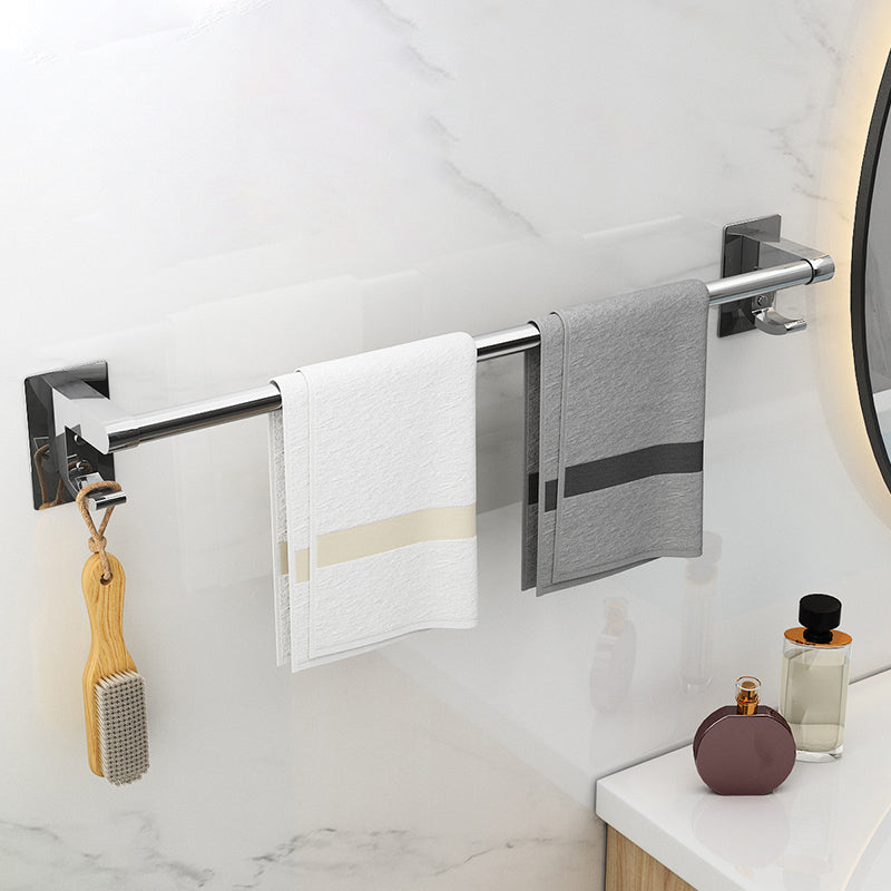 Elegantes Badezimmerregal aus Chrom, Edelstahl-Zubehörset 