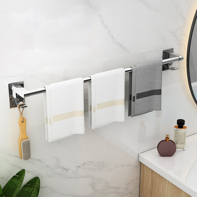 Elegantes Badezimmerregal aus Chrom, Edelstahl-Zubehörset 