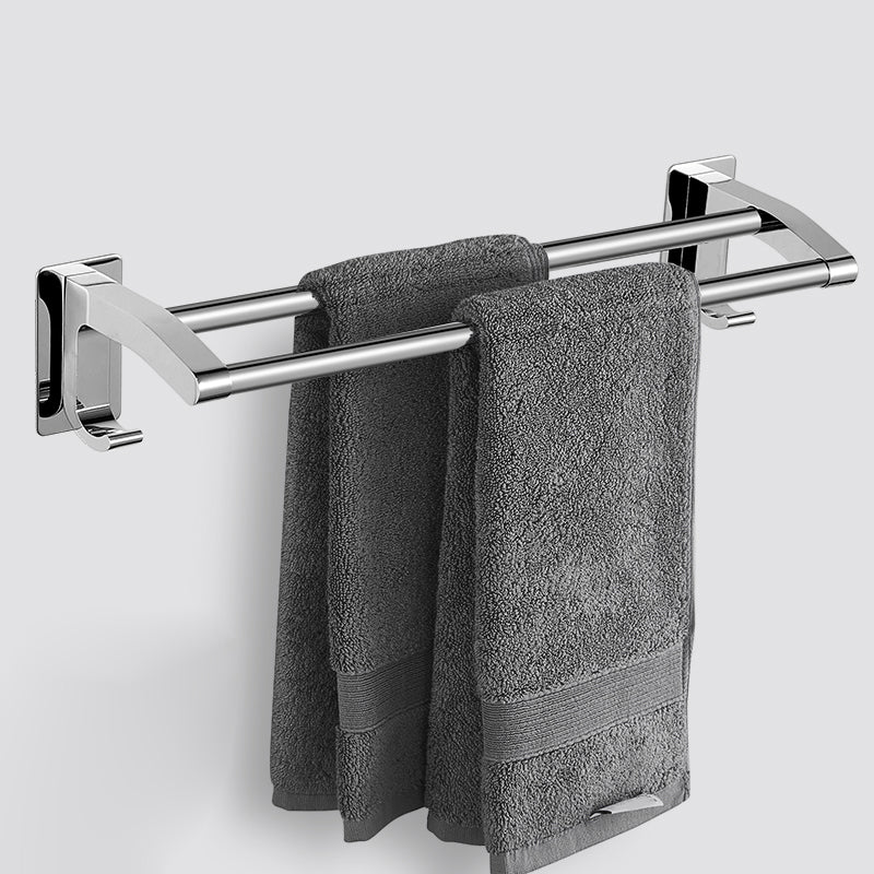 Elegantes Badezimmerregal aus Chrom, Edelstahl-Zubehörset 