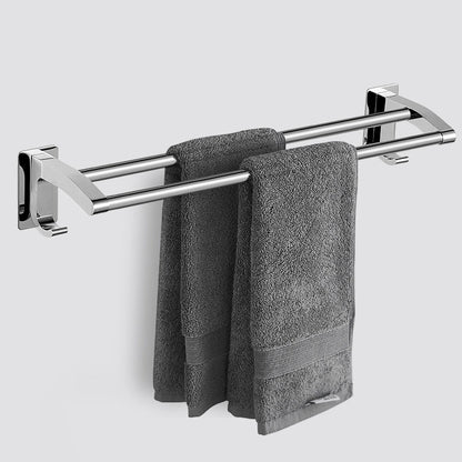Elegantes Badezimmerregal aus Chrom, Edelstahl-Zubehörset 