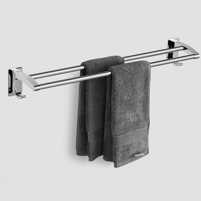 Elegantes Badezimmerregal aus Chrom, Edelstahl-Zubehörset 