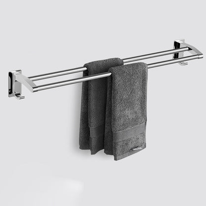 Elegantes Badezimmerregal aus Chrom, Edelstahl-Zubehörset 