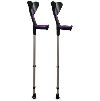 Comfortable Height Adjustable Walking Crutches for Adults