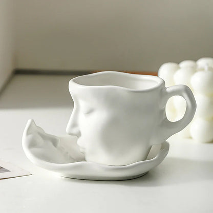 Romantische, künstlerische Kaffeetasse 