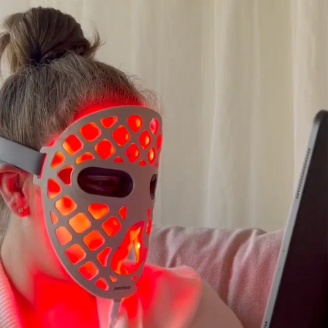 Portable Rechargeable LED Face Mask Soft Fit Design