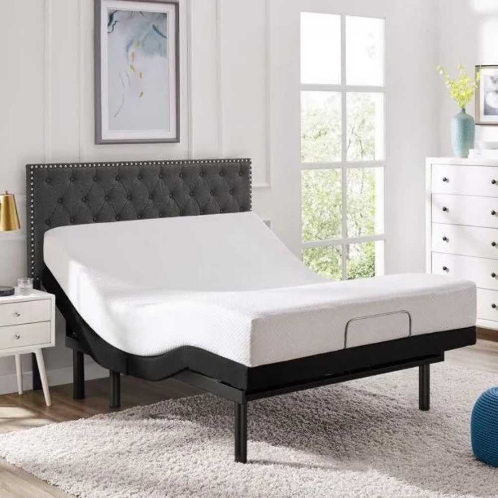 Comfortable Height Adjustable Wireless Bed Frame