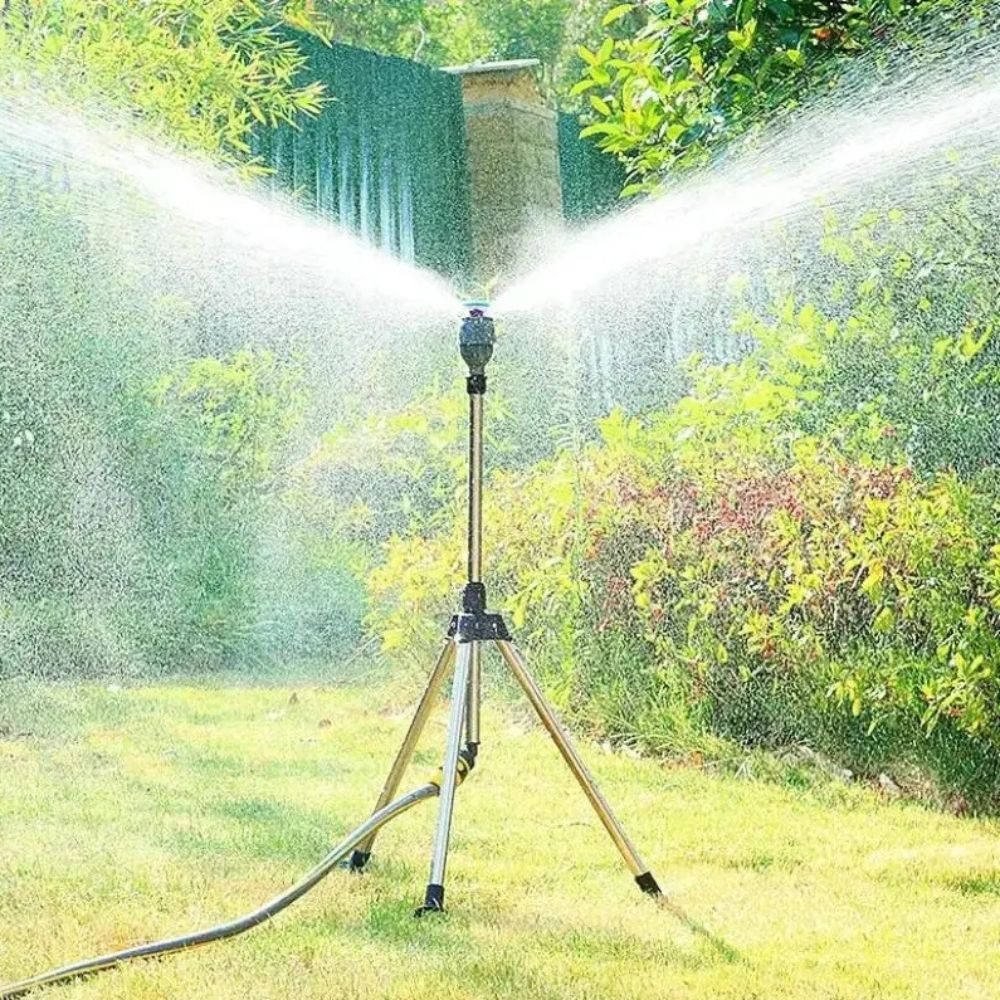 Adjustable Yard Sprinkler with Stable Base Stand - Halri