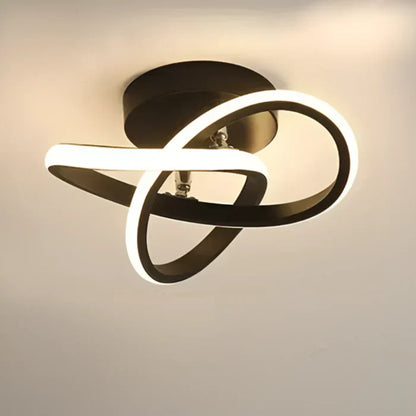Helle LED-Deckenleuchte im modernen Stil