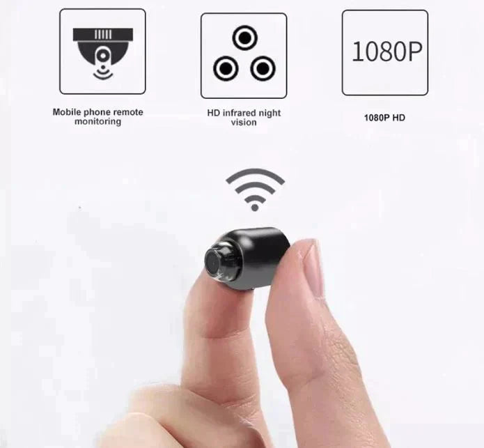 Compact Wi-Fi Home Camera Night Vision Wireless HD Baby Pet Monitor