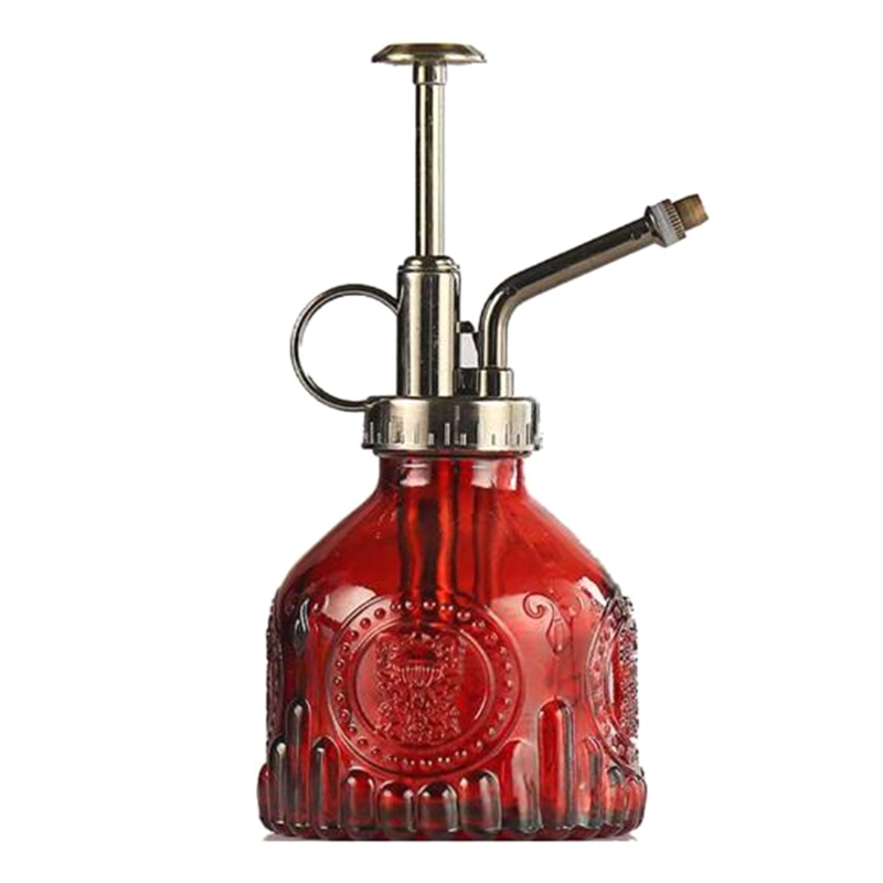 Pflanzsprühflasche aus Glas im Retro-Stil