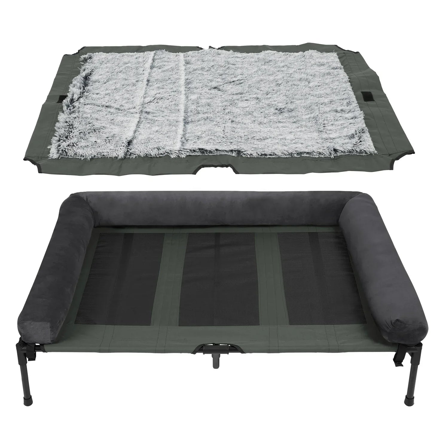 Orthopedic Elevated Dog Bed for Big Dogs