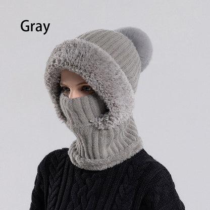 Warme FrostStrickmütze 