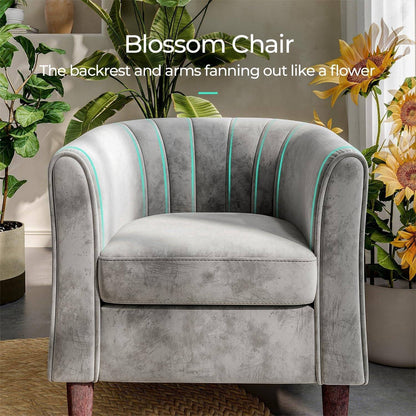 Comfortable Living Room Chair with Stool