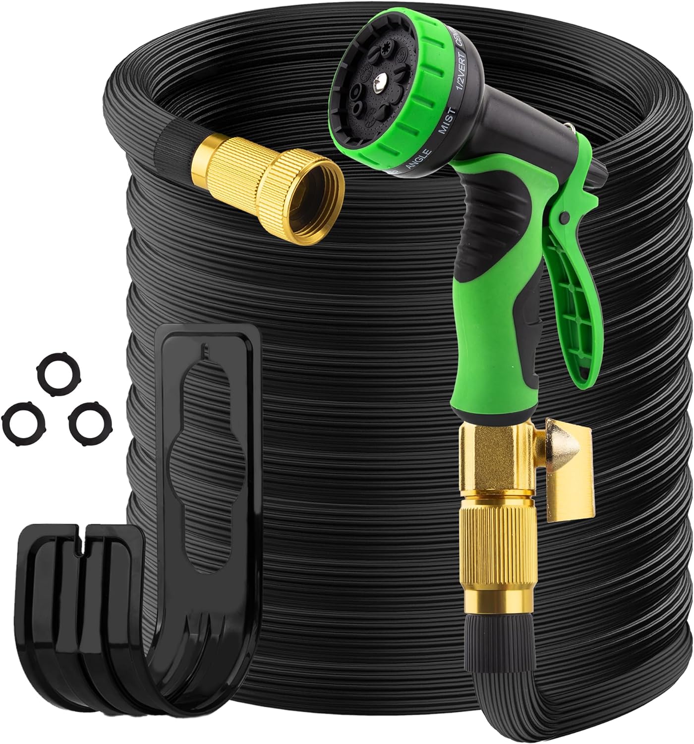 Flexible Water Hose With 10 Spray Settings Nozzle - Halri