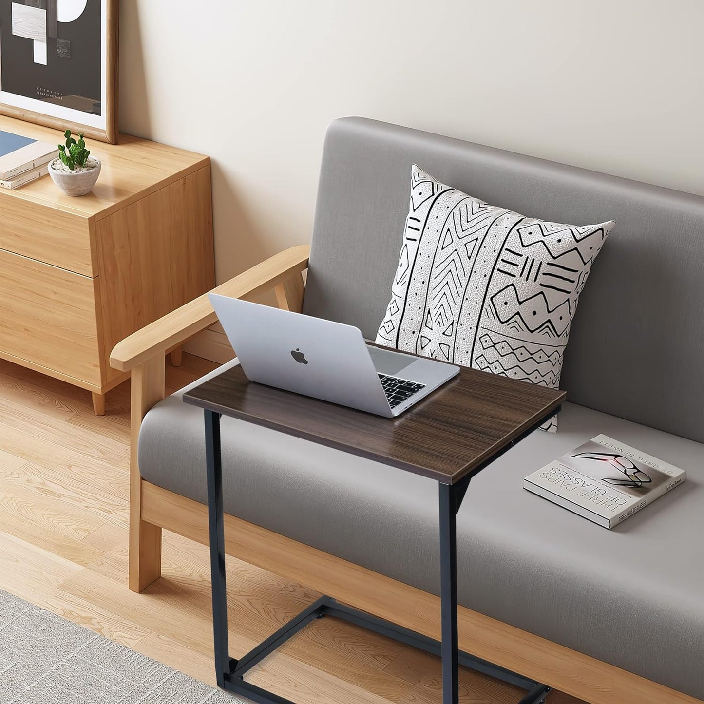 Space Saving Curved Accent Table
