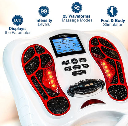 Heated Foot Massager with TENS & EMS Therapy