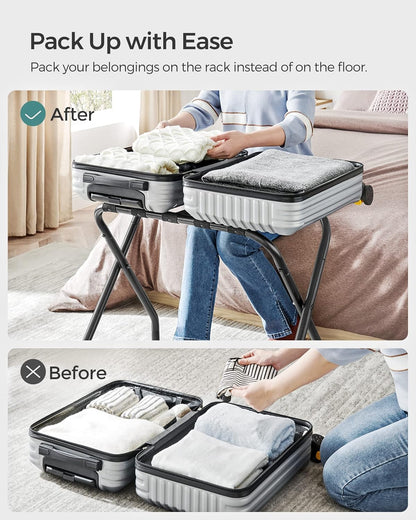 2-Piece Folding Luggage Rack