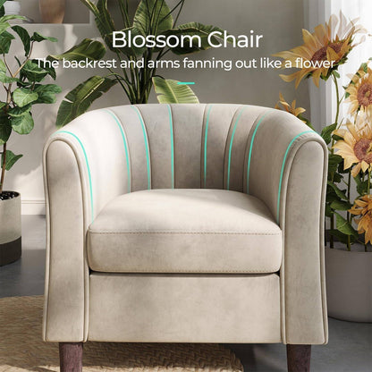 Comfortable Living Room Chair with Stool