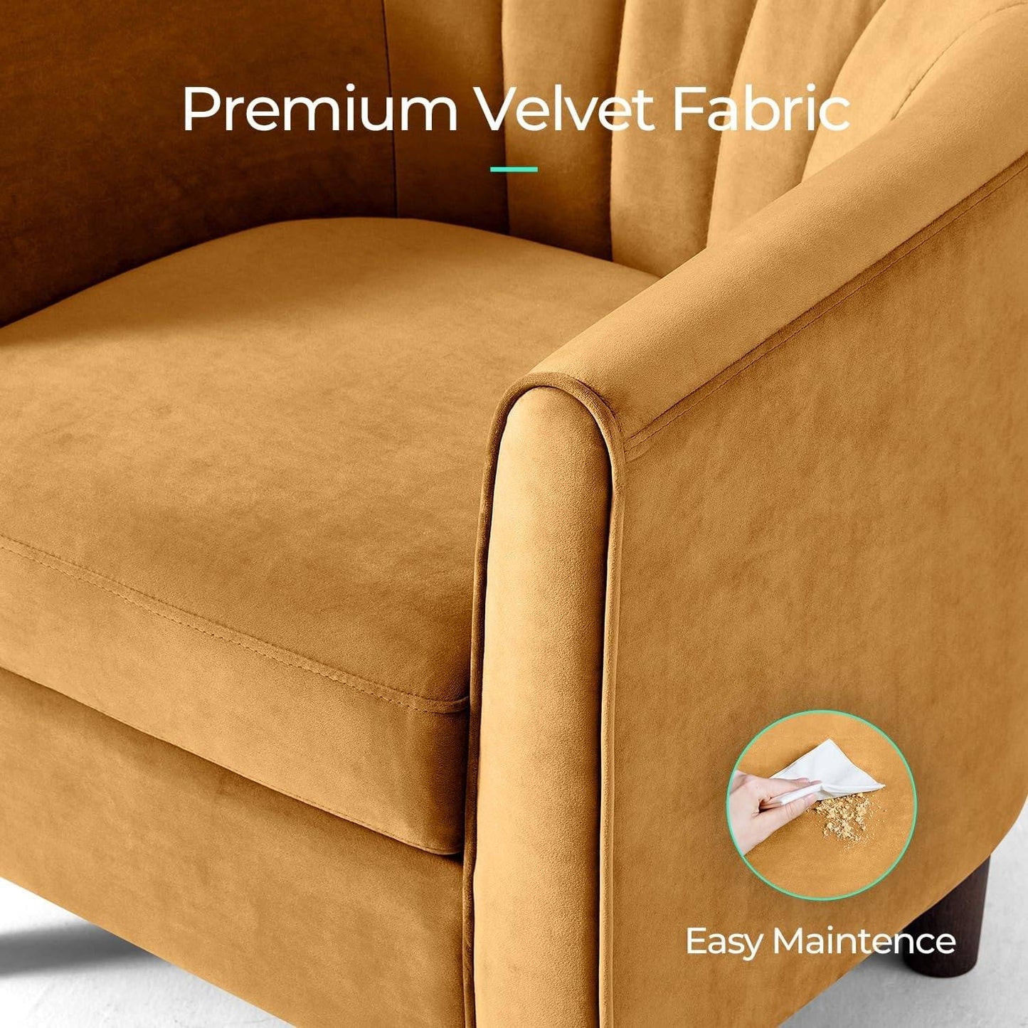 Comfortable Living Room Chair with Stool