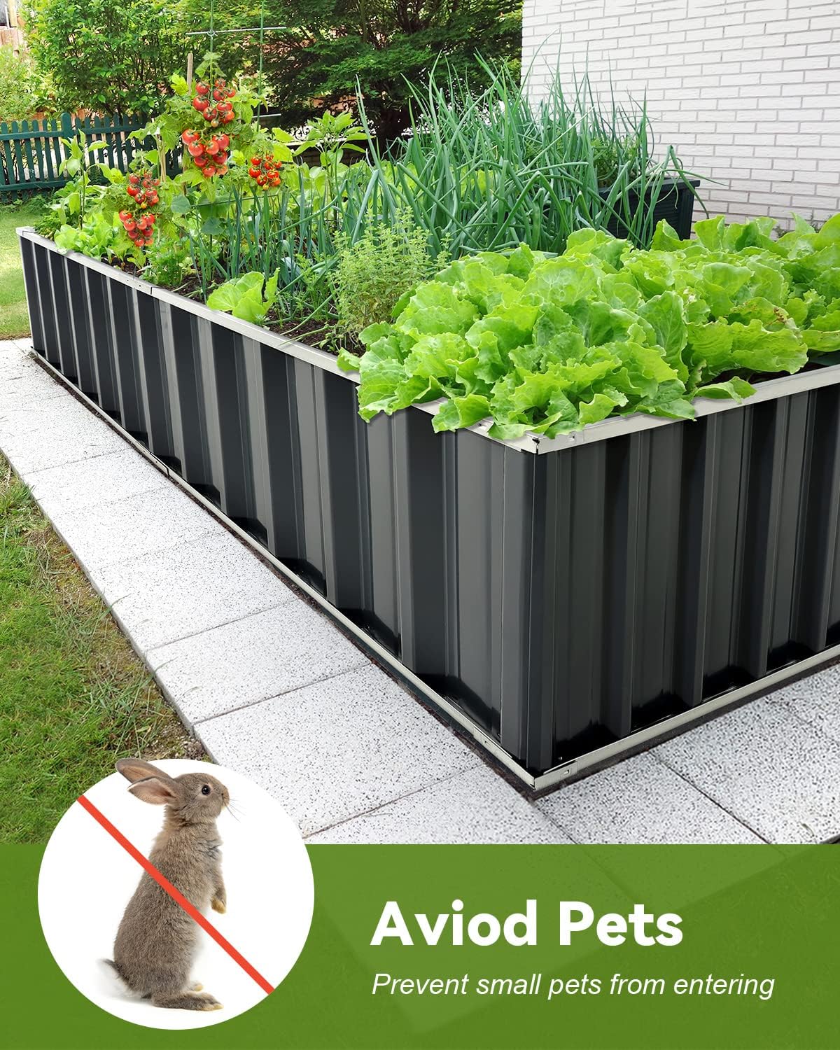 Easy Assembly Cedar Garden Planter Box