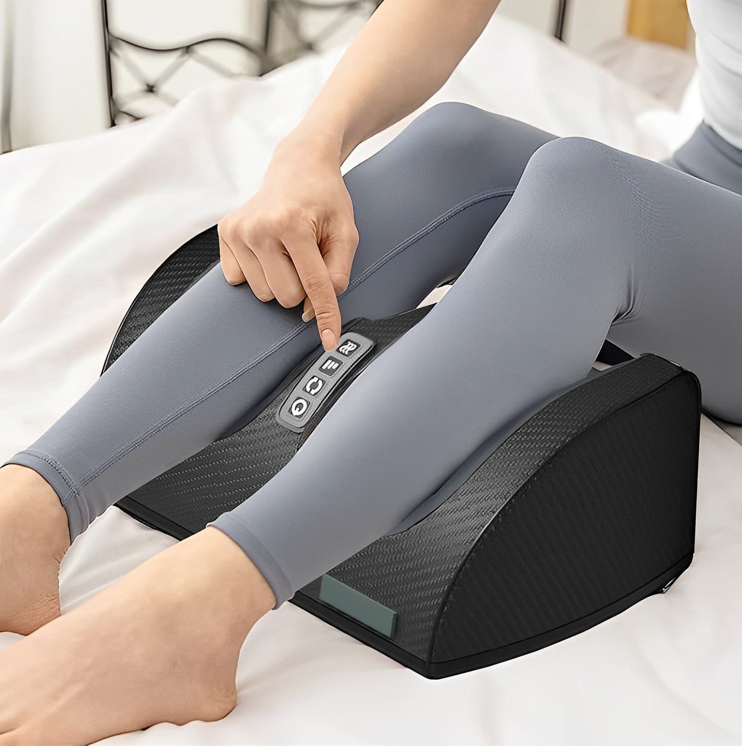 Heated Foot and Calf Massager with Adjustable Pressure