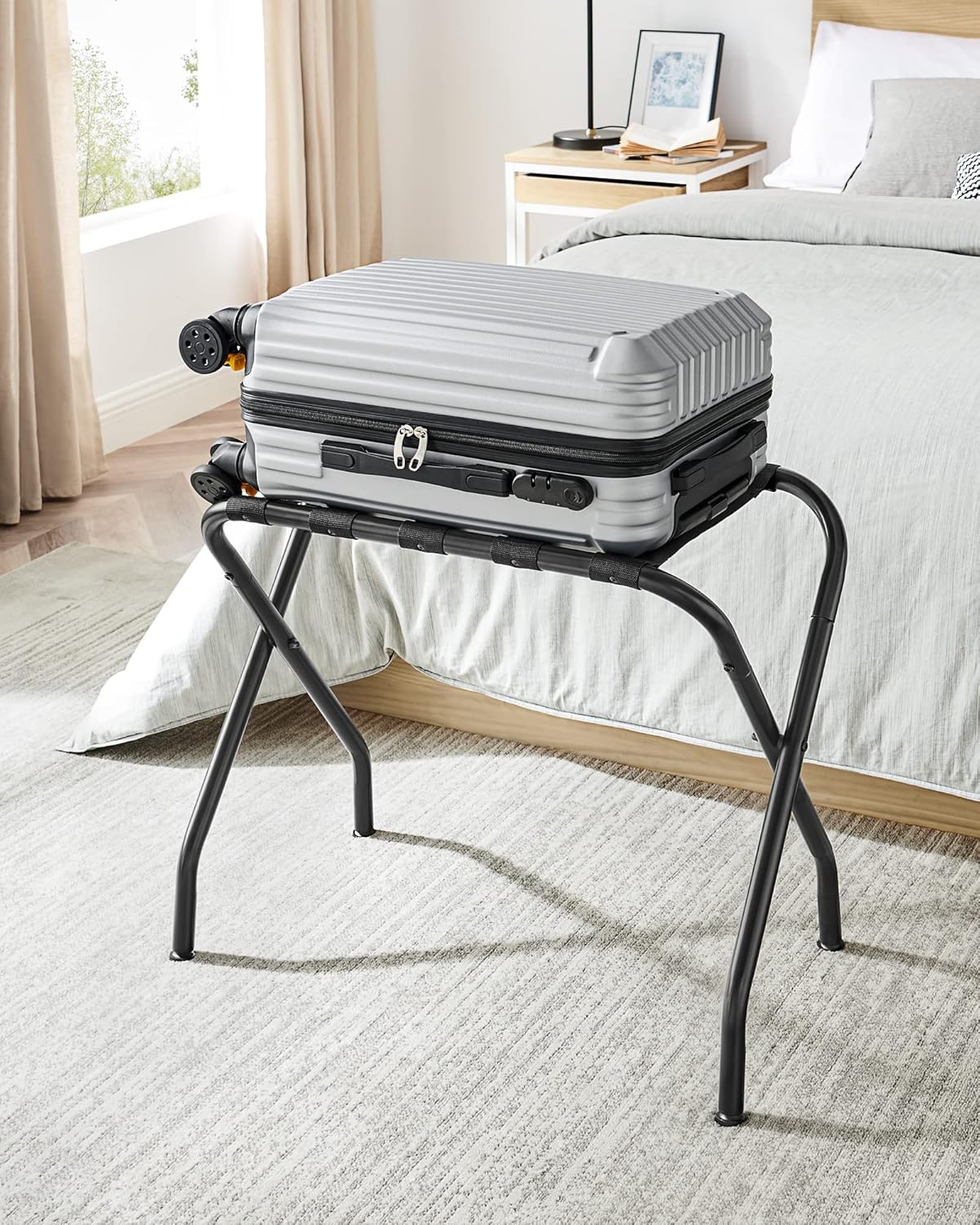 2-Piece Folding Luggage Rack