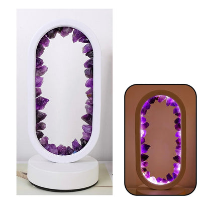 Purple Gemstone Soft Glow Table Light