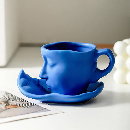 Romantische, künstlerische Kaffeetasse 