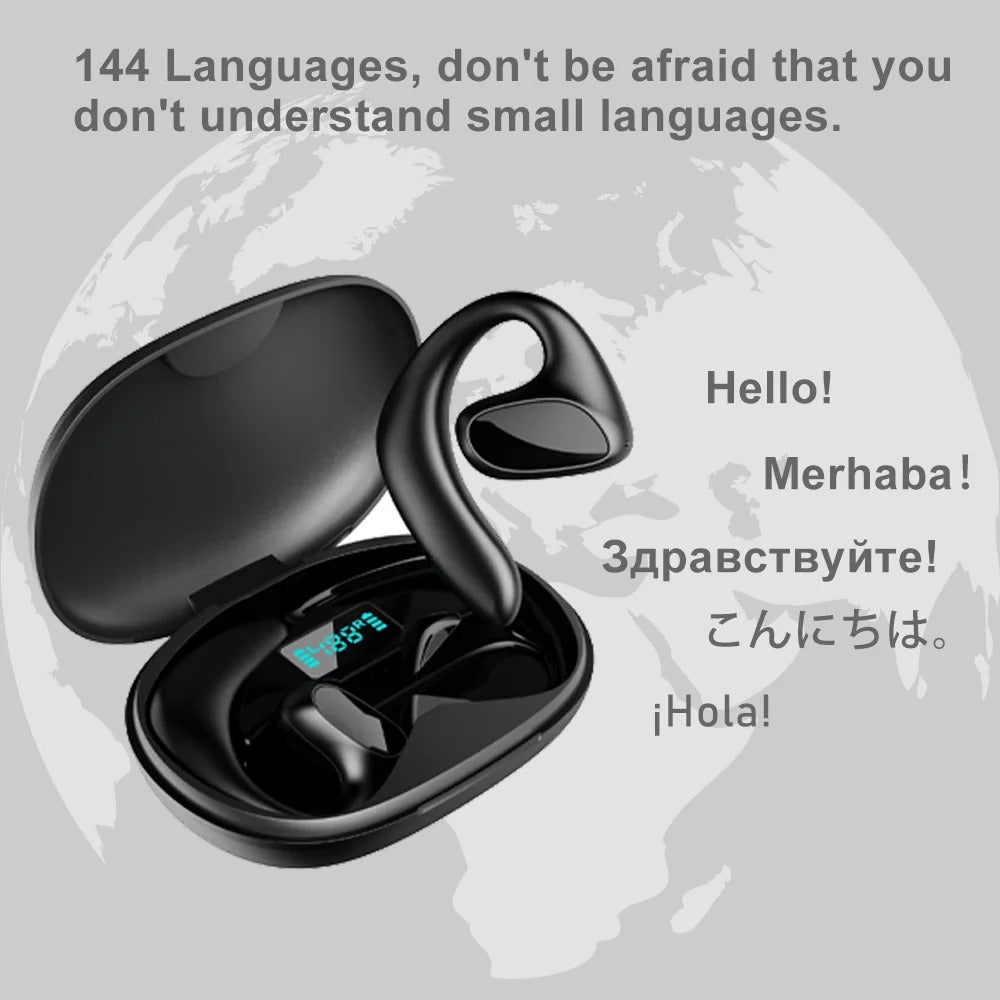 Portable Real-Time Language Translator Earpiece