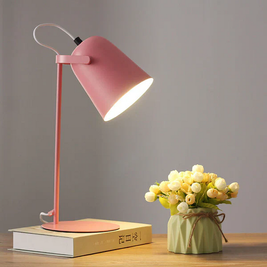 Rustic Metal Colorful Desk Table Lamp - Halri