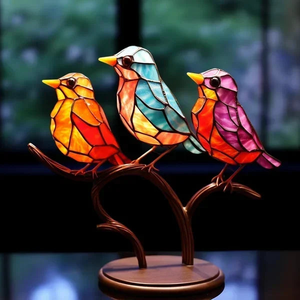Einzigartige, handgefertigte Vogelfigur