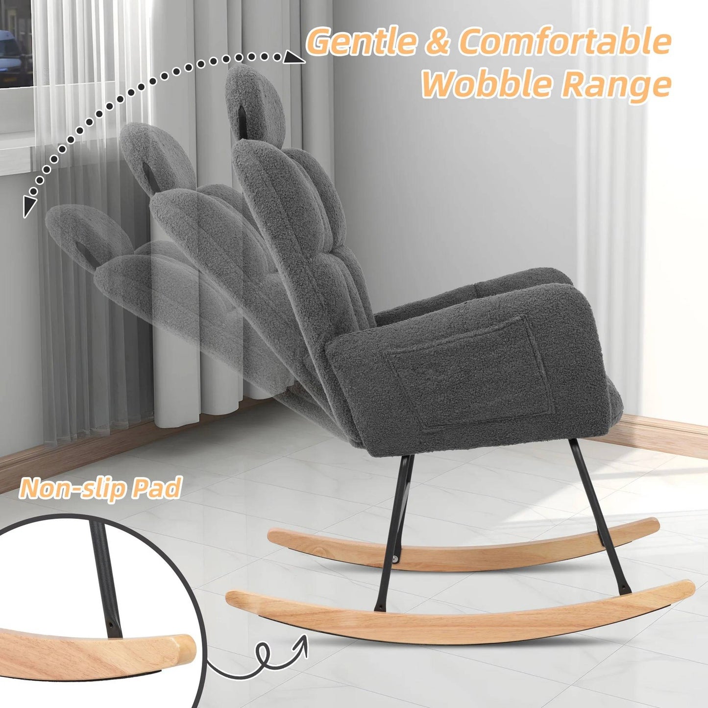 Comfortable Wooden Swinging Chair