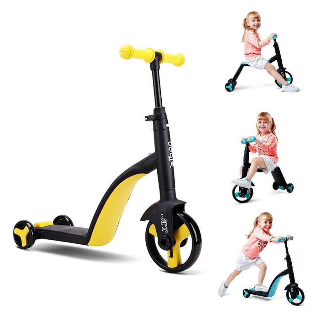 Adjustable Kids Tricycle and Balance Bike