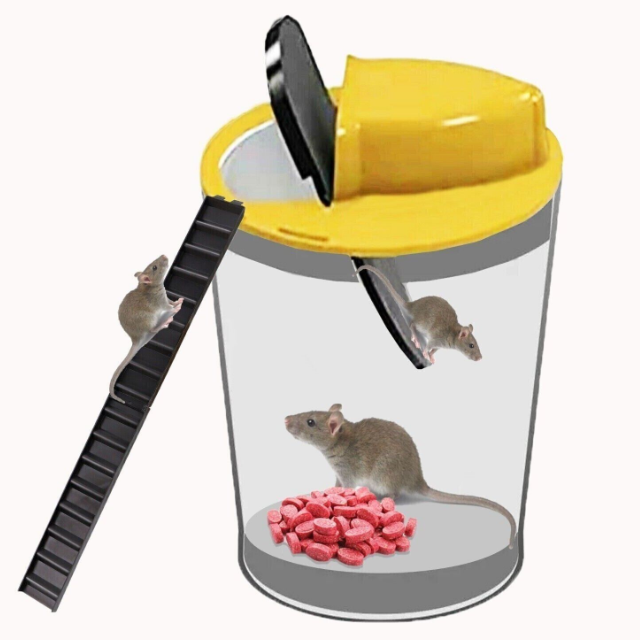 Easy Set Reusable Mouse Catcher Trap Cover - Halri